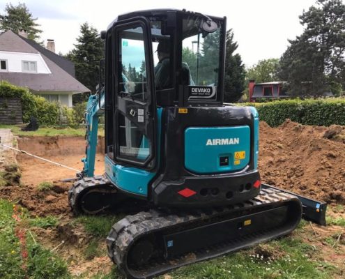 terrassement travaux wavre